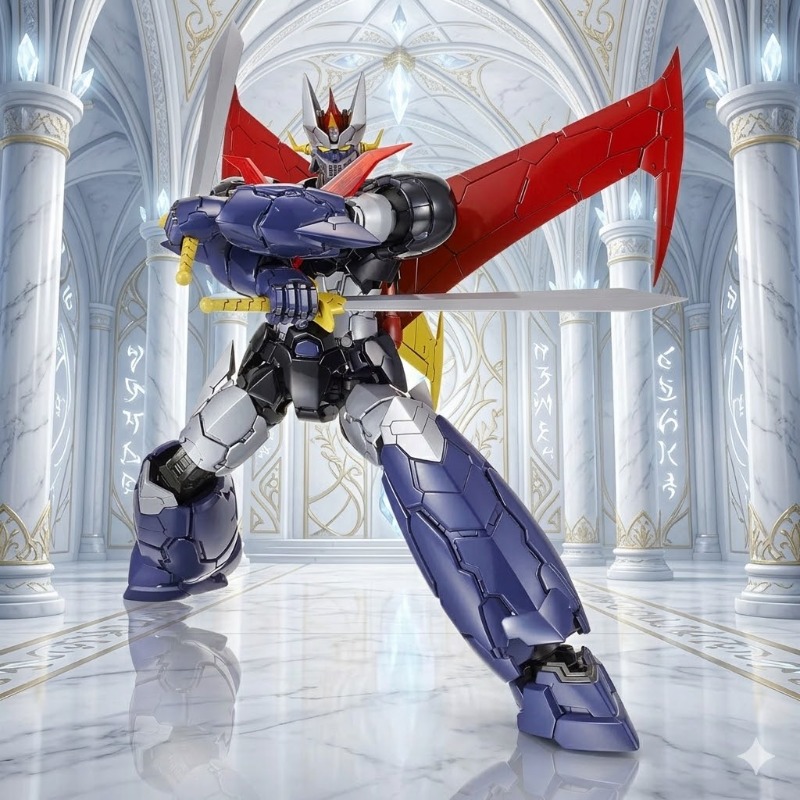 Model Kit Mazinger - 100% OriginalBandaiGenuineHG1/144GREATMAZINGER ZINFINITYVer.Anime Action FigureRobotCollectibleAssemblyModelToysOrnaments