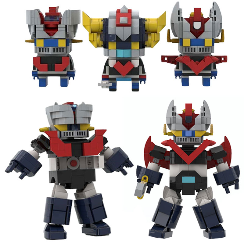 Model Kit Mazinger - Moc Anime Figures Mazingered Z Goldoraked