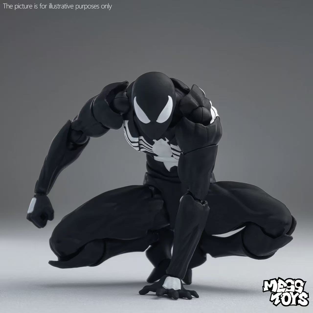 Model Kit Venom - MESS TOYS Black Neighbor Symbiotic Spider-Man