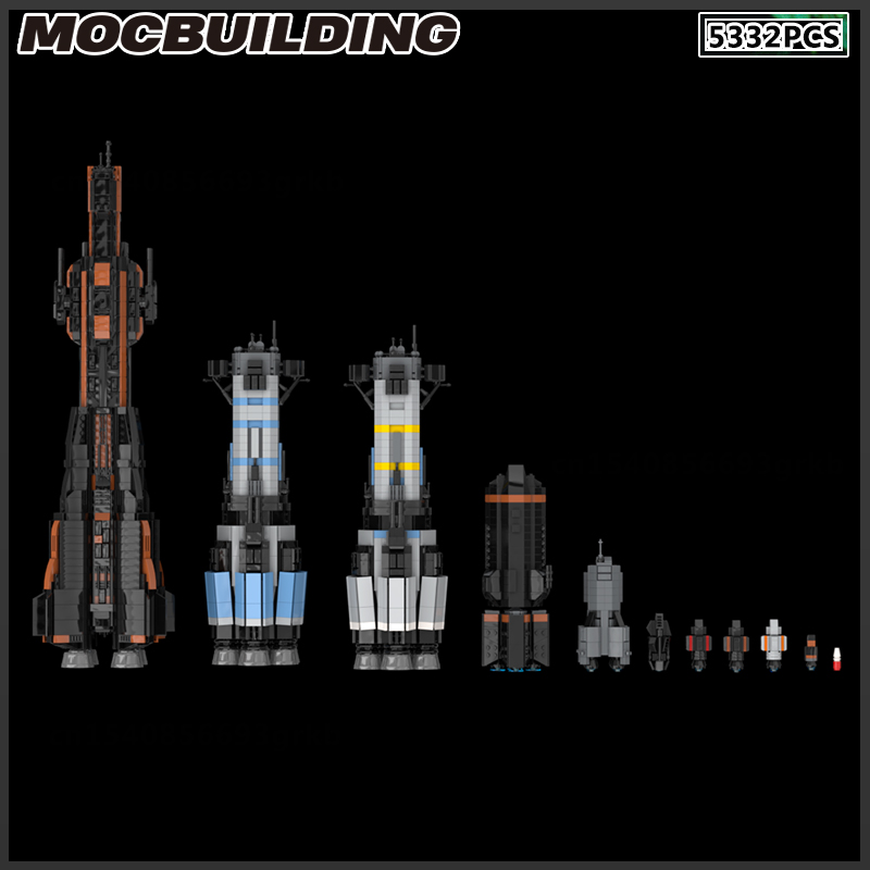 MOC Building Block Space Ship  - Model Kit Battleship recension och pris