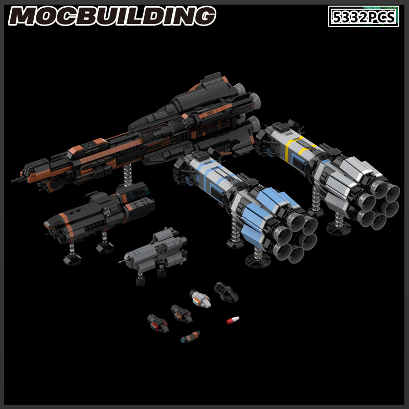 MOC Building Block Space Ship  - Model Kit Battleship recension och pris