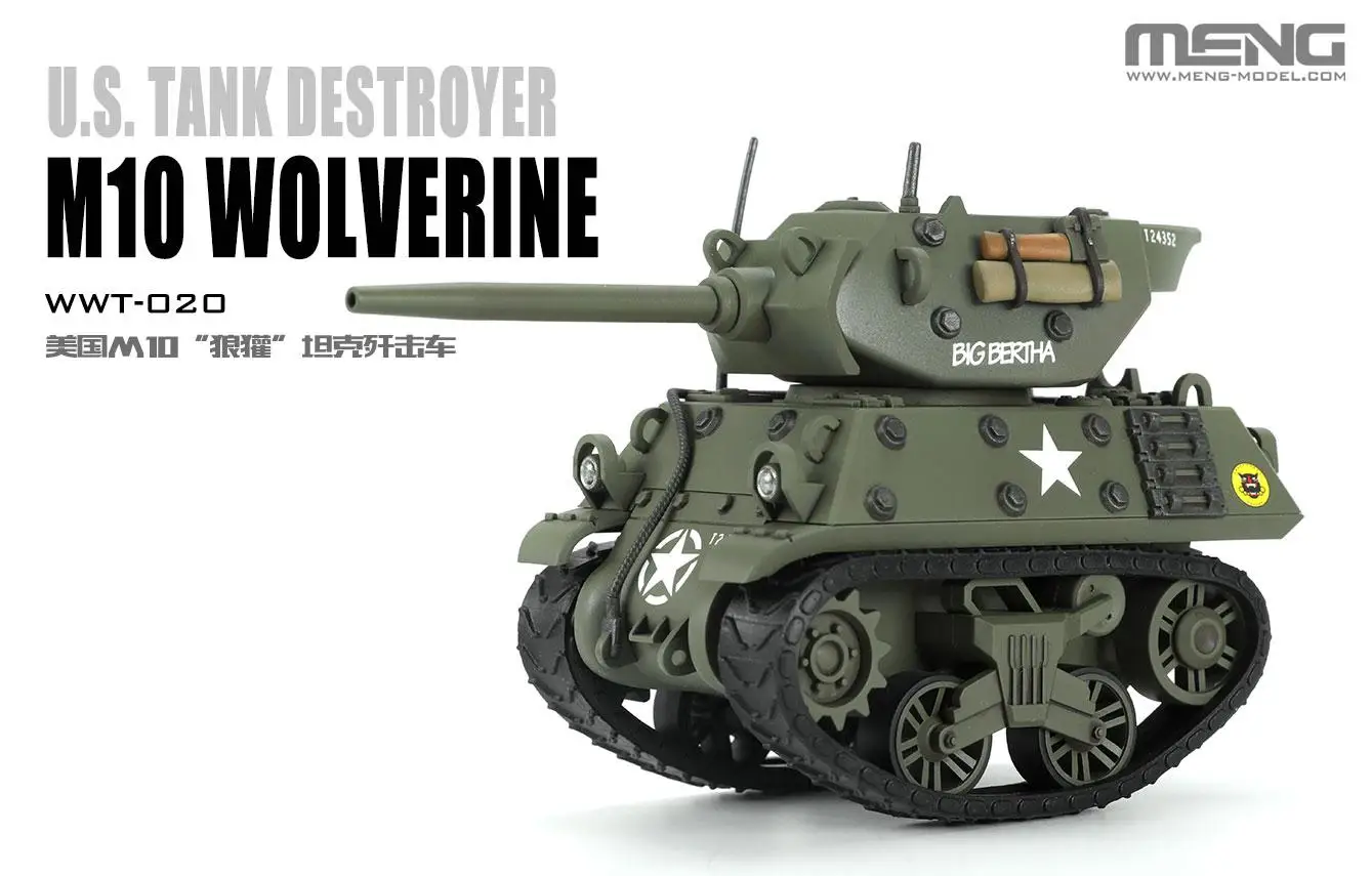 MENG Model WWT U.S. Tank Destr - Model Kit Wolverine recension och pris