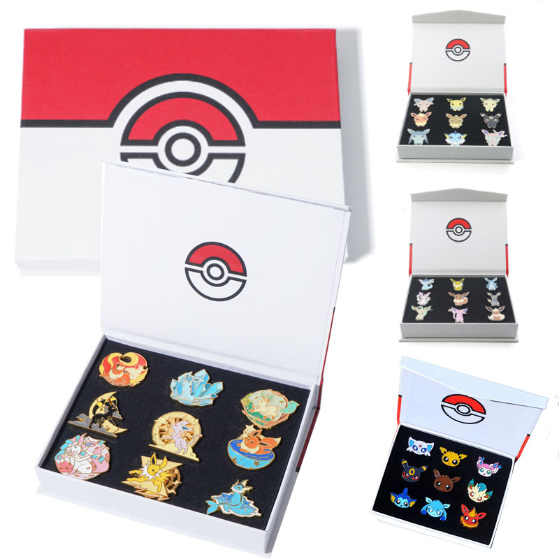 9 Style Pokemon Badges Evees F - Model Kit Umbreon recension och pris
