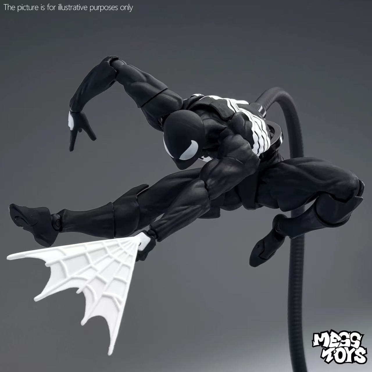 MESS TOYS Black Neighbor Symbi - Model Kit Venom recension och pris