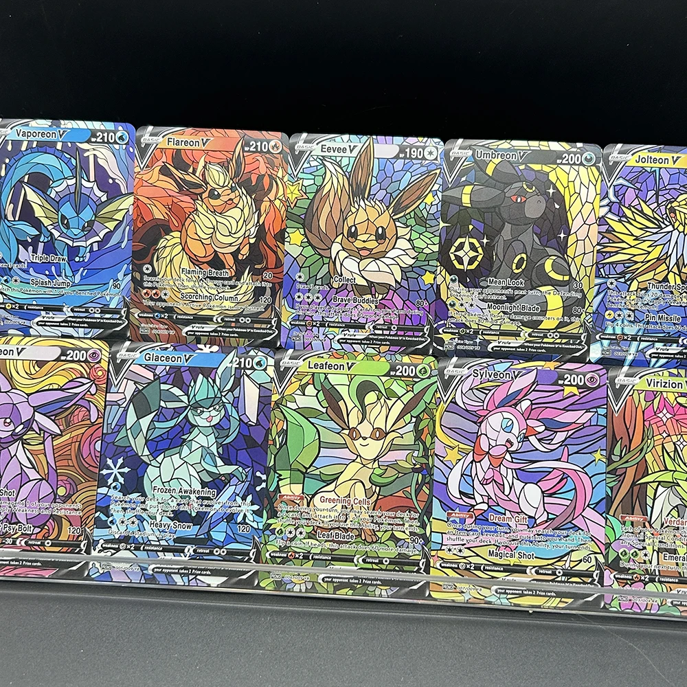 10Pcs/set Diy PTCG Eevee Umbre - Model Kit Umbreon recension och pris
