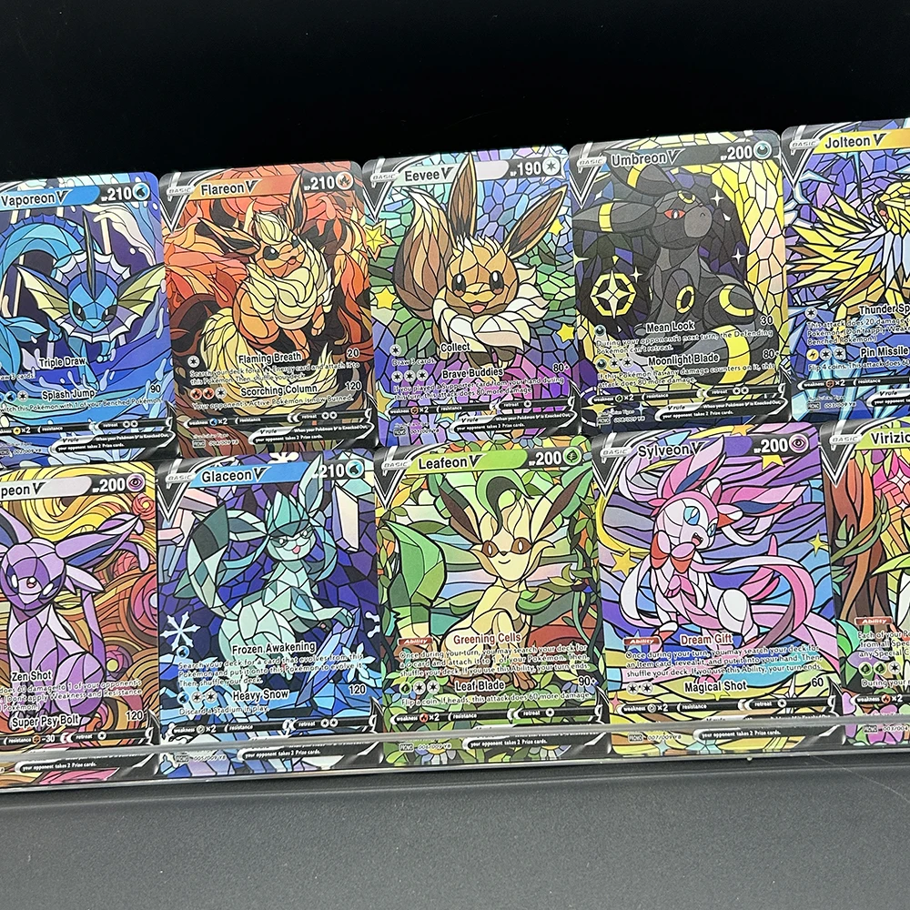 10Pcs/set Diy PTCG Eevee Umbre - Model Kit Umbreon recension och pris