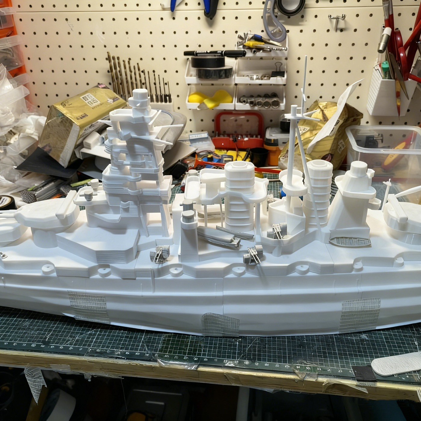 1/200 RC Ships 107cm Kongo WWI - Model Kit Battleship recension och pris