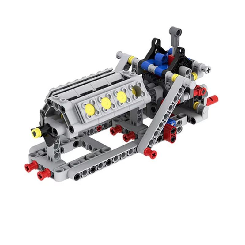 4-Speed Gearbox + V8 Engine Mo - Model Kit Engine V8 recension och pris