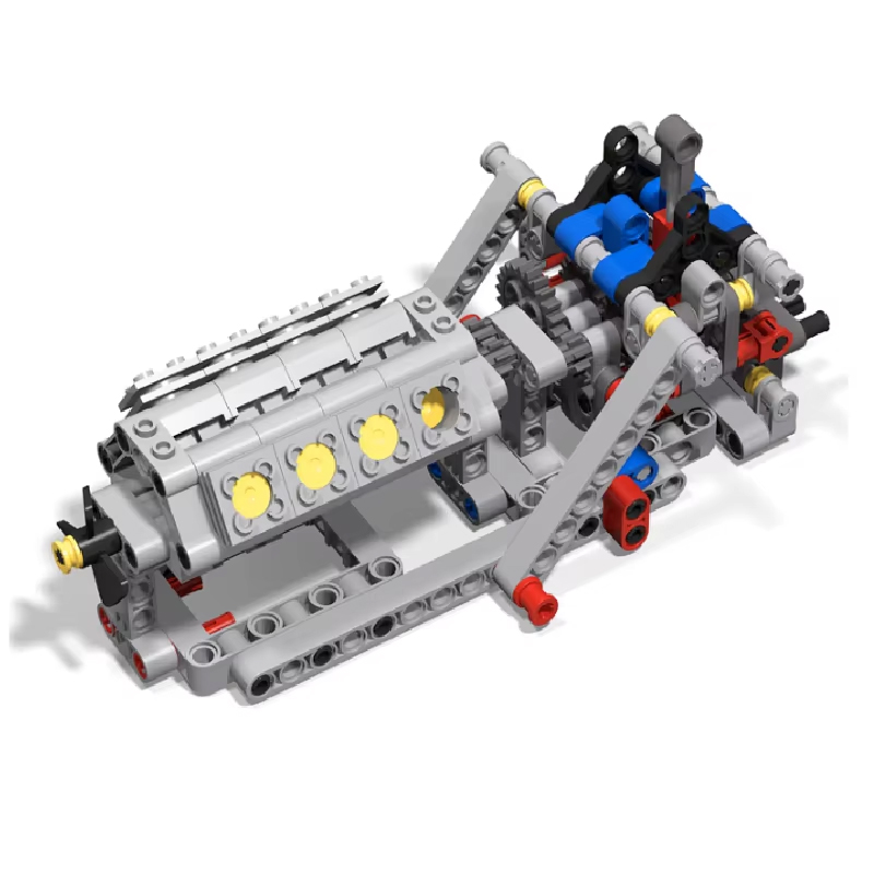4-Speed Gearbox + V8 Engine Mo - Model Kit Engine V8 recension och pris