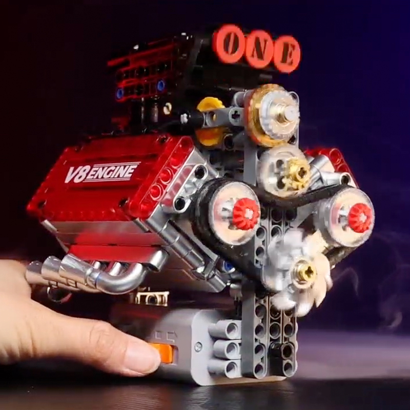 V8 Engine Motorized Simulation - Model Kit Engine V8 recension och pris