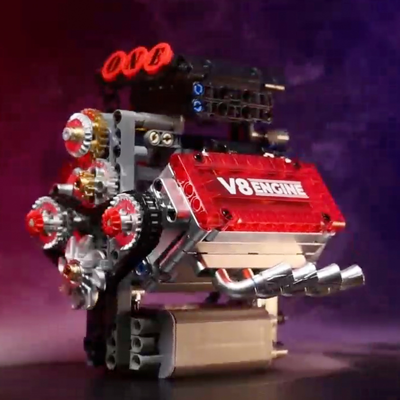V8 Engine Motorized Simulation - Model Kit Engine V8 recension och pris