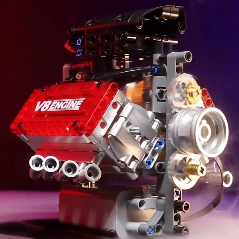 V8 Engine Motorized Simulation - Model Kit Engine V8 recension och pris