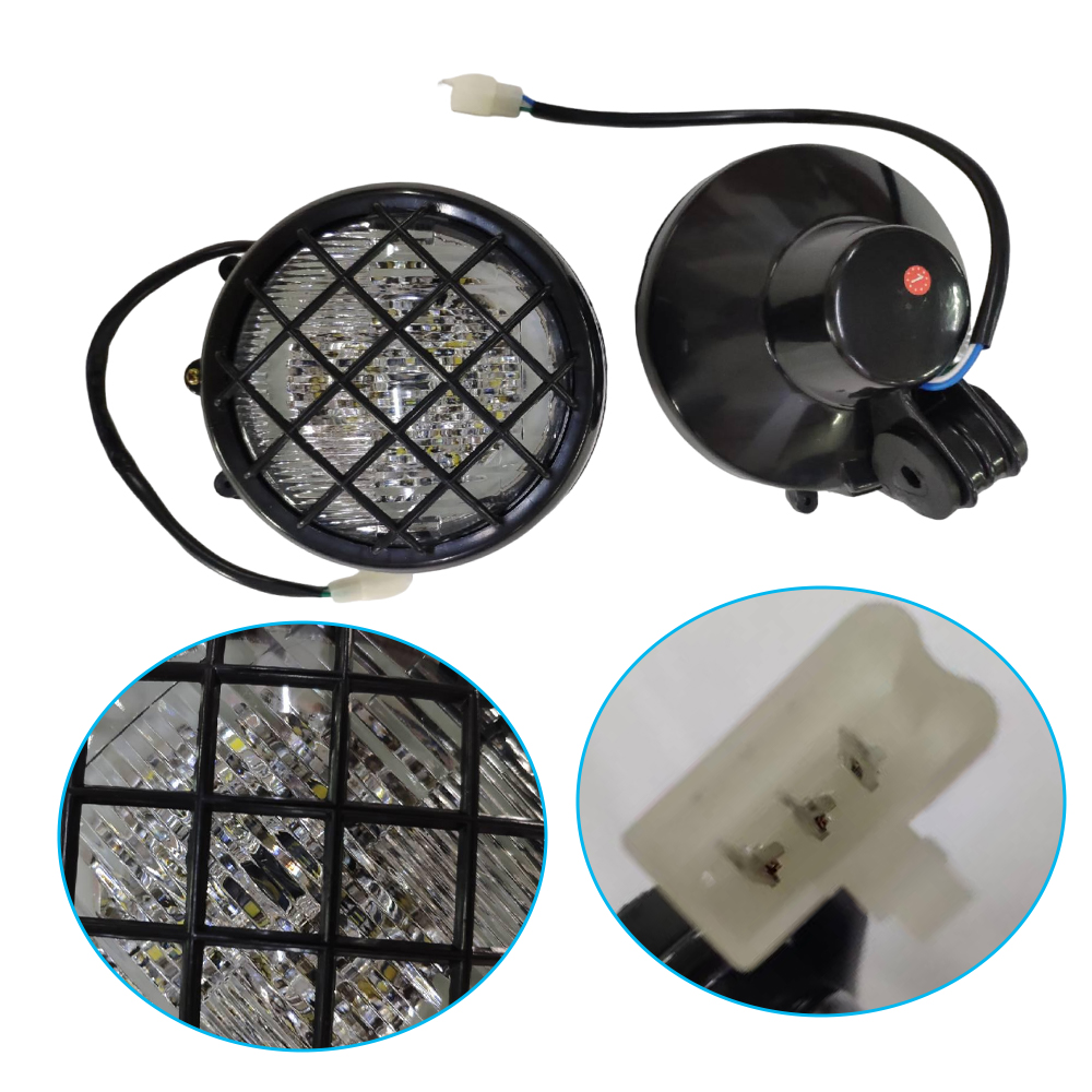 2pcs LED Motorcycle Headlights - Model Kit Wolverine recension och pris