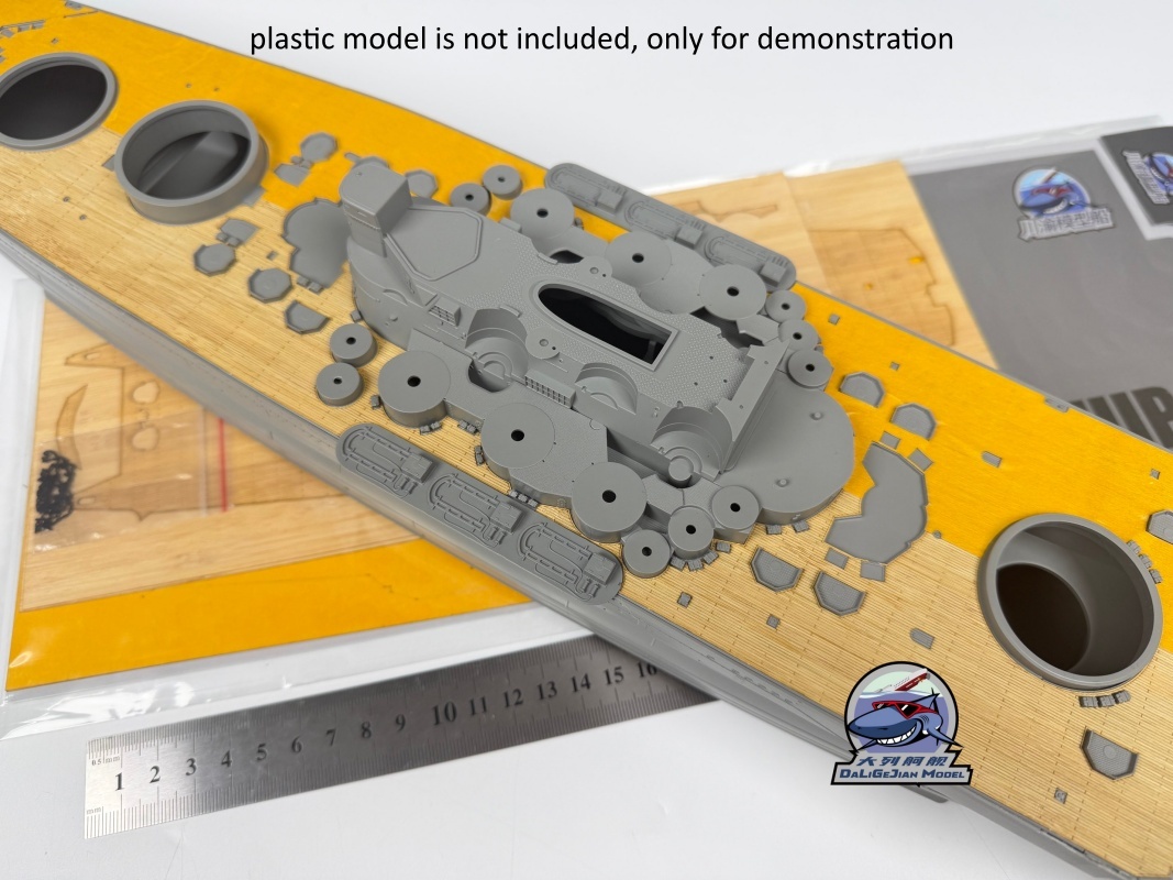 1/350 Scale Wooden Deck Maskin - Model Kit Battleship recension och pris