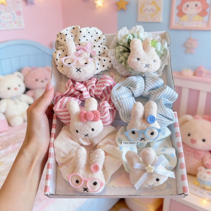 New Miffy Cute Hair Tie Large  - Model Kit For Girls recension och pris