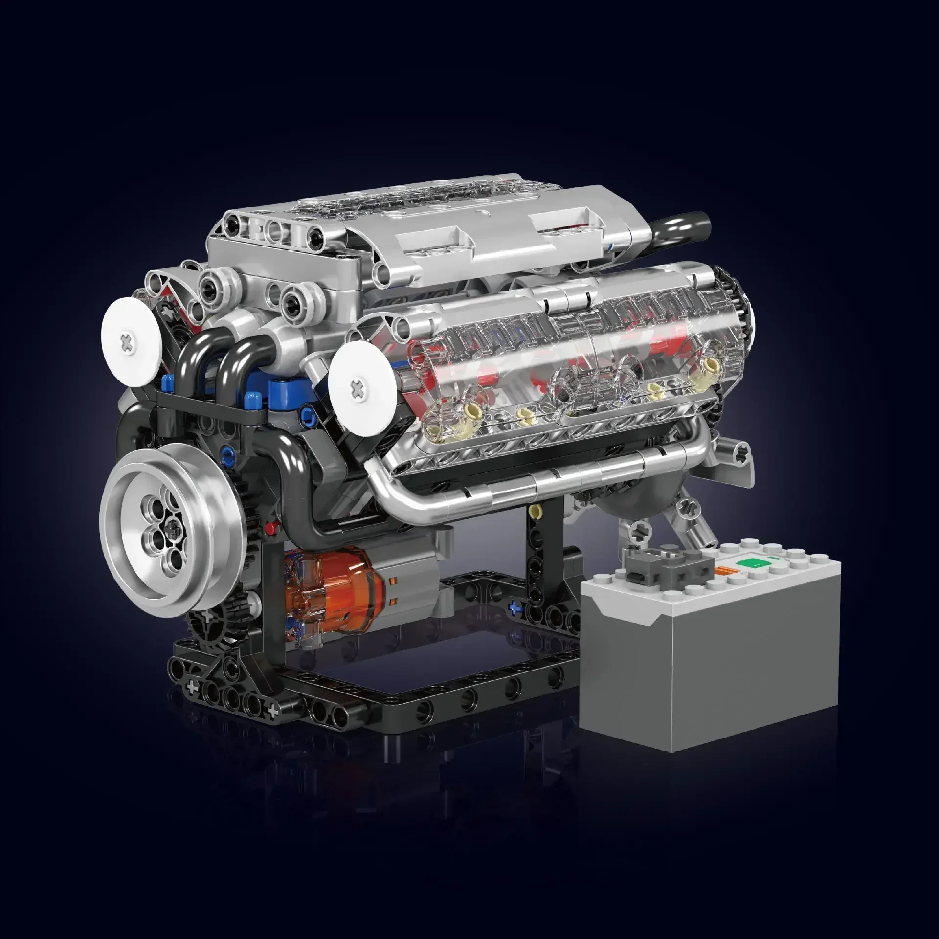 Mould King V8 Engine Building  - Model Kit Engine V8 recension och pris