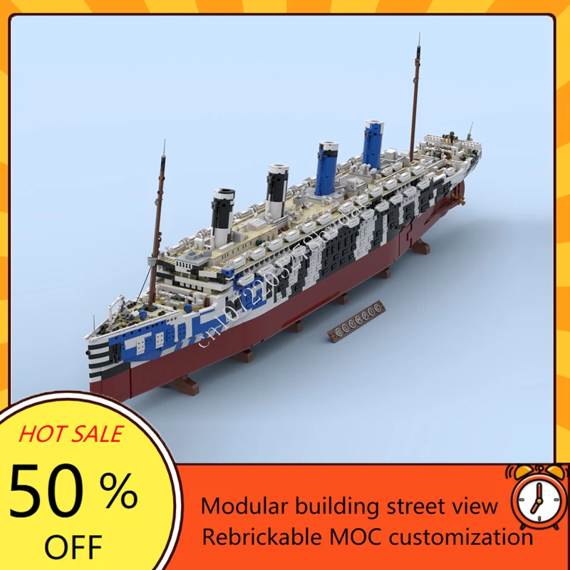 10615PCS MOC HMT Olympus Titan - Model Kit Battleship recension och pris