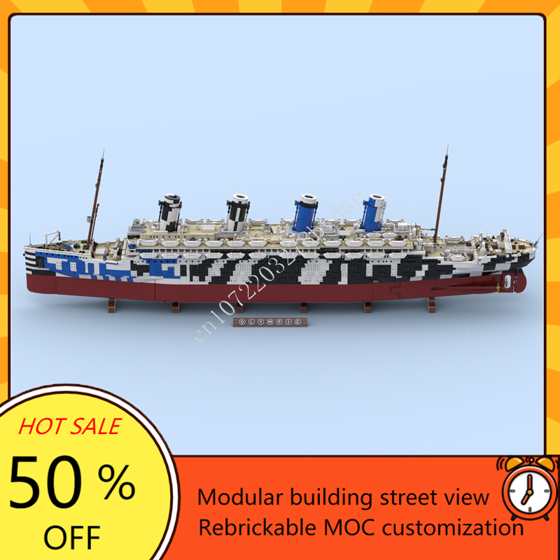 10615PCS MOC HMT Olympus Titan - Model Kit Battleship recension och pris