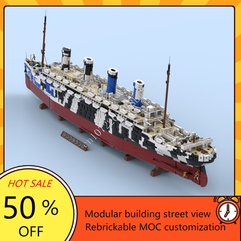 10615PCS MOC HMT Olympus Titan - Model Kit Battleship recension och pris