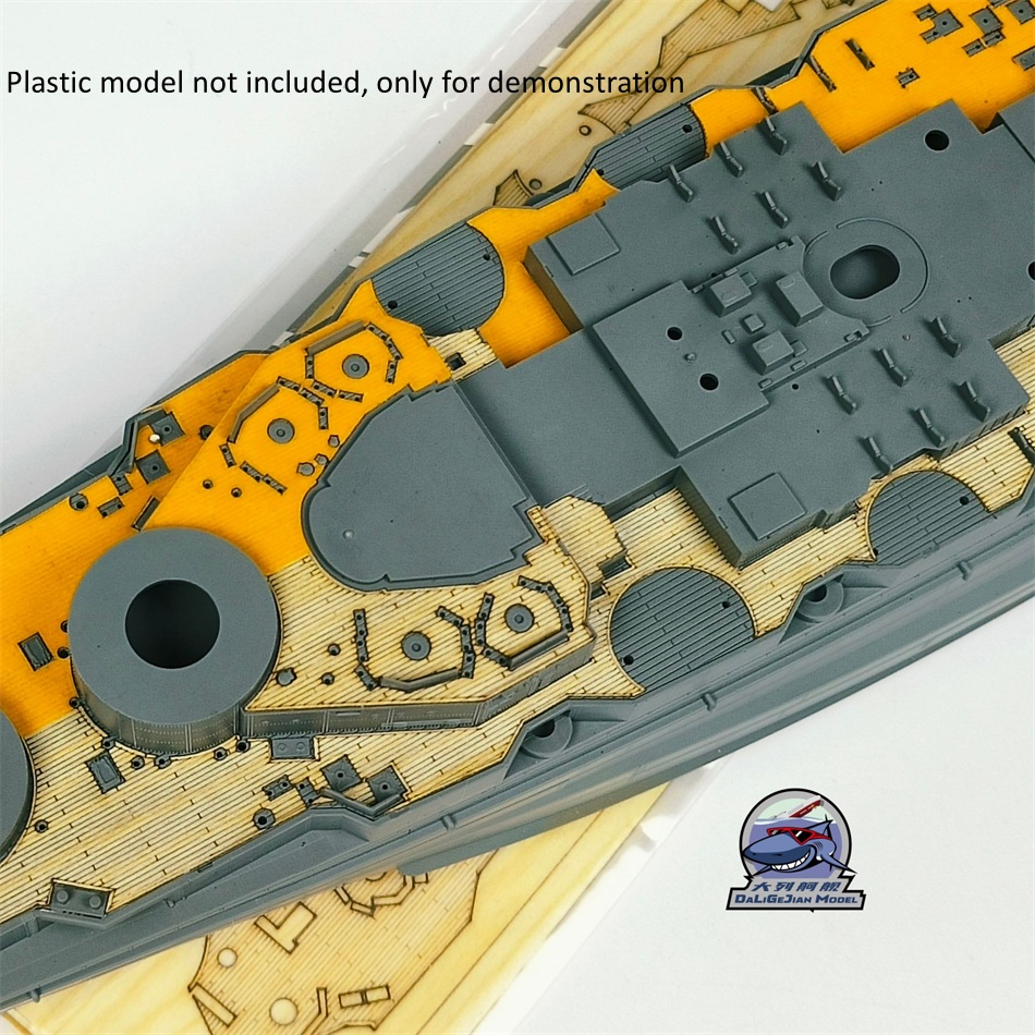 1/350 Scale Wooden Deck Maskin - Model Kit Battleship recension och pris