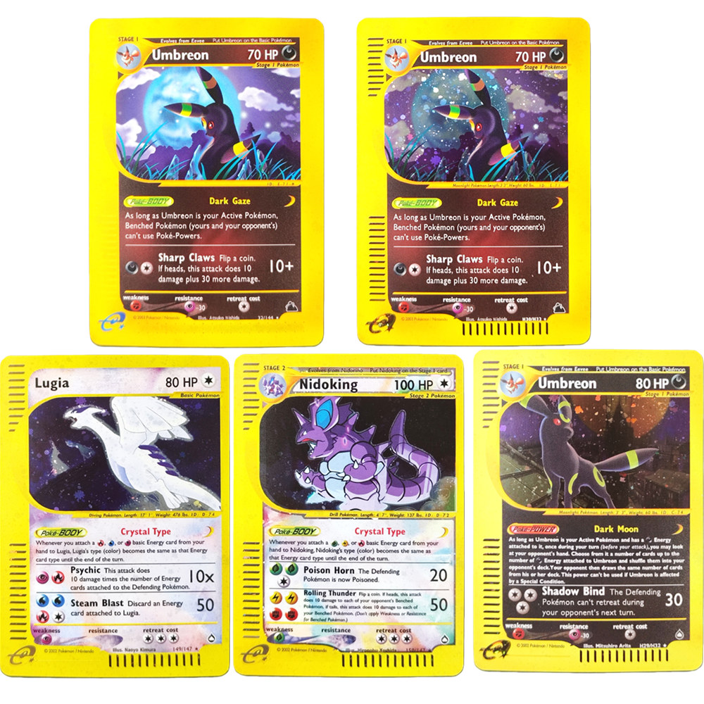 DIY PKM Card e-Card Aquapolis  - Model Kit Umbreon recension och pris