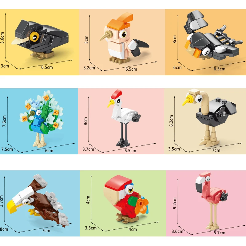 Bricks Animal Bird Paradise Cr - Model Kit For Girls recension och pris