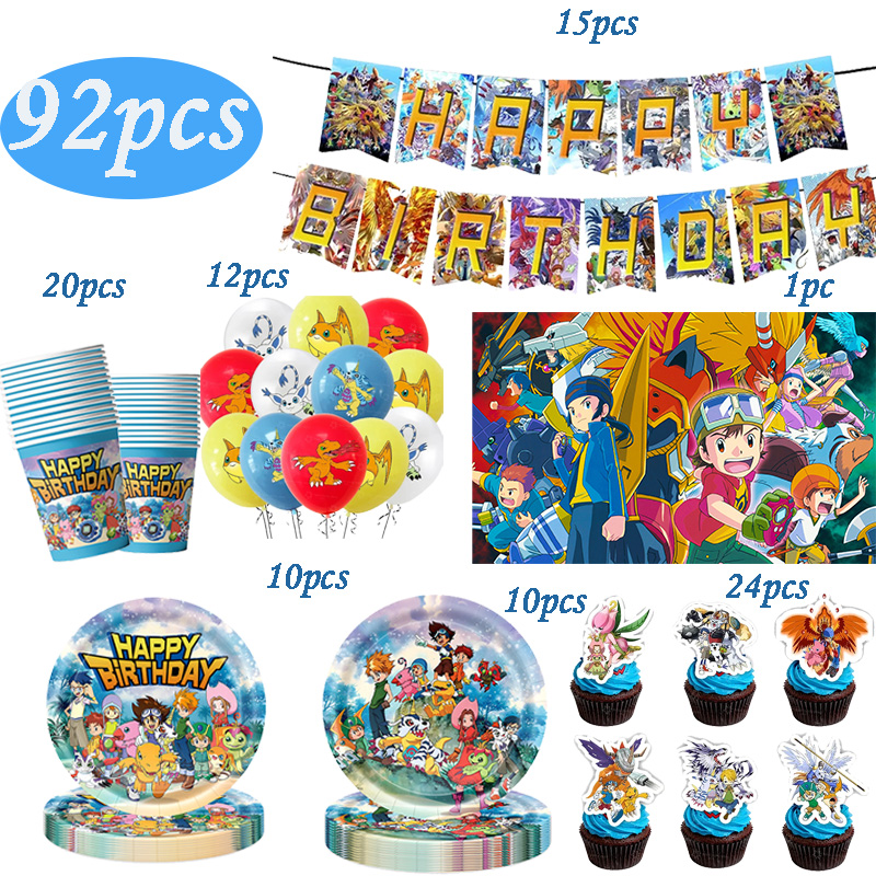 Digimon Themed Birthday Party  - Model Kit Digimon recension och pris
