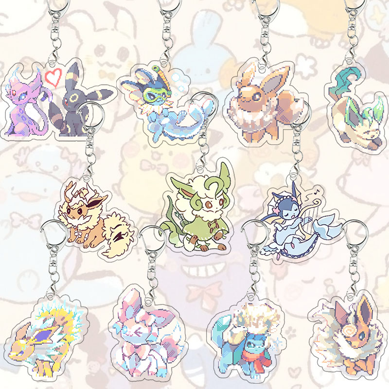 Pixel Eeveelutions Acrylic Key - Model Kit Umbreon recension och pris