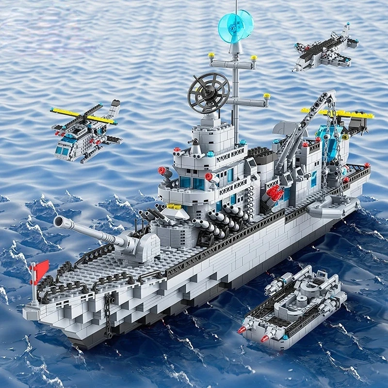 65CM Super Large Navy Warship  - Model Kit Battleship recension och pris
