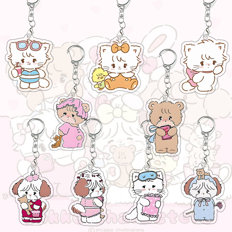 Mikko Kawaii Acrylic Keychain  - Model Kit For Girls recension och pris
